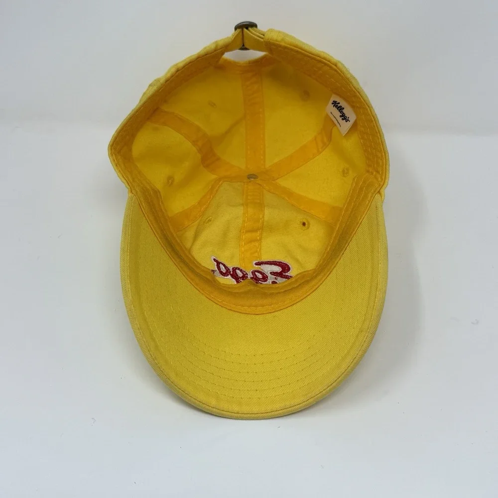 Kellogg's Eggo Waffle Yellow Cap Hat Collectibles Strapback Adjustable Cotton‎